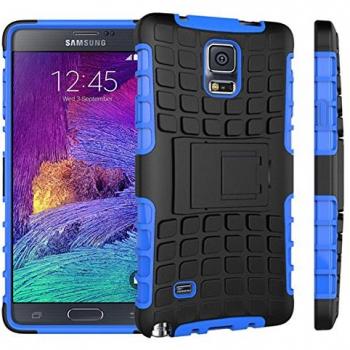 Samsung Galaxy Note 4 Funda Con Pata de cabra / Stand,EMAXELERS Slim Protector Dise?o Seguro Non-Slip Grip Unico Hybrid Soft & Duro A prueba de golpes Protecci¨®n Cover Para Samsung Galaxy Note 4
