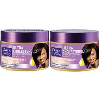 Dark & Lovely – Máscara nourrissant Ultra Colesterol Cabello Muy Secas y abîmés – 250 ml – juego de 2