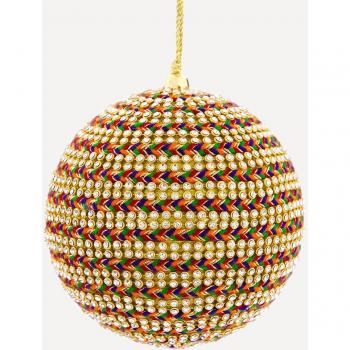 Bola Strasse Navidad - Adorno de Navidad con brillo y elegancia para decorar tu hogar.