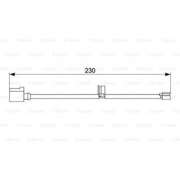 Bosch AP859 Sensor de desgaste 1 unidad