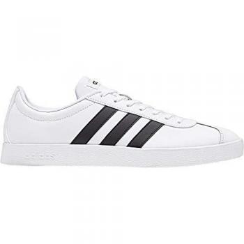 adidas Men's Vl Court 2.0 Skateboarding Shoes, White