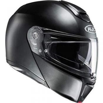 HJC 14607011 Casco de Moto, Semi Flat Negro, Talla XXL