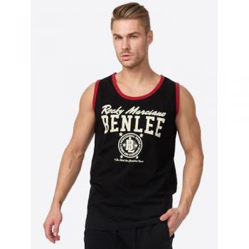 Camiseta Sin Mangas Benlee Pittsfield Negra M Hombre Ajuste Slim