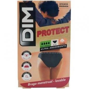DIM Protect Braga Boxer Encaje Menstrual Flujo Abundante Talla L