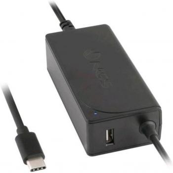 Cargador Universal de Portátil NGS W-65W TYPE C/ 65W/ Automático/ Voltaje 12-20V/ 1 USB