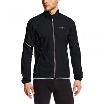 GORE WEAR Power Windstopper Active Shell Chaqueta de Ciclismo, Hombre, Negro