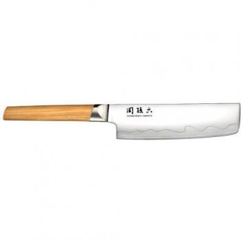Cuchillo Nakiri Kai Seki Magoroku Composite de 16,5 cm