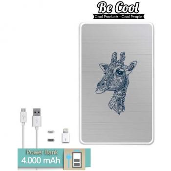 Becool® - Batería Externa Power Bank 4000 mah + Gratis 1 cable USB-MicroUsb