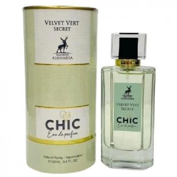 Lattafa By Maison Alhambra Chic Velvet Vert Secret para Mujer 100 Ml Edición Limitada Eau de Parfum
