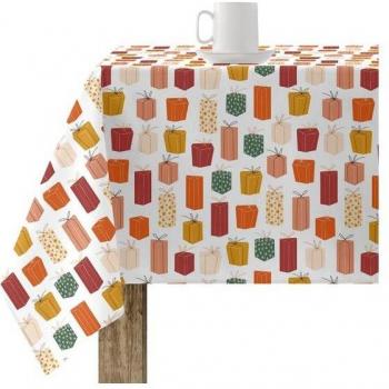 Mantel Navidad Antimanchas Resinado 100x140 cm - Elegante Tacto Plastificado Made in Spain