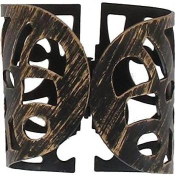 Alzapaños para Cortina De Metal Puno Renaissance - Negro/Oro