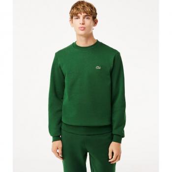 Lacoste Eco Cotton Green Sweatshirt for Men - High Quality, Size 3XL