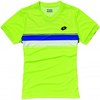 Lotto Sport COURT Tee, Camiseta para hombre, Hombre, Court Tee, Giallo Fluo/Blu, XL