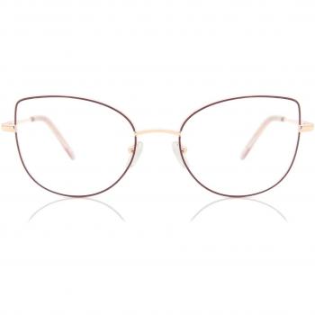 Cat Eye Montura Completa Metálica Purple Armazones para Mujer - Gafas Anti-Azules - SmartBuy Collection