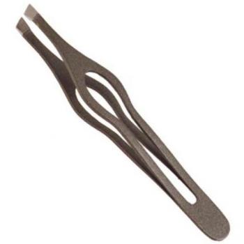Pinza Depilar Kiepe 119 Slant - Pinza de depilar con diseño inclinado, fabricada en acero inoxidable, ideal para eliminar vellos con precisión, mango ergonómico para un mejor agarre y control durante su uso