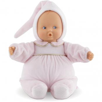 Muñeco Bebé Corolle Cotton Flower Babipouce 28 cm a rayas rosa