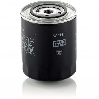 Original MANN-FILTER Filtro de aceite W 1140 – Filtro hidráulico – Para automóviles, Autobuses y vehículos de utilidad