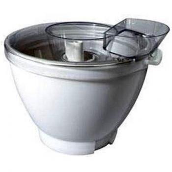 Gelatiera Completa para Robots Kenwood MAJOR y COOKING CHEF - Accesorio Original A957 en Color Blanco