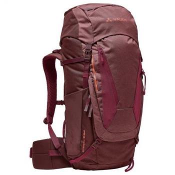 Vaude Women's Asymmetric 38+8 Recycled Polyester Trekking Backpack - Dark Cherry