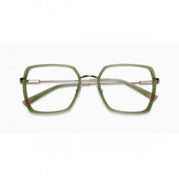 Etnia Barcelona Velero GRPG Women’s Eyeglasses Green Size 54 - Blue Light Block Available