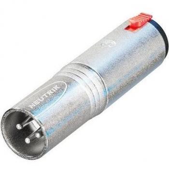 Neutrik NA3MJ 3-Pin XLR Male to 1/4 Stereo Locking Jack Adapter