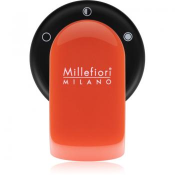 Millefiori Go Car Air Freshener - Sandalo Bergamotto (Orange Case) 4g/0.14oz