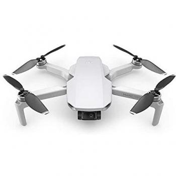 DJI Mavic Mini - Dron Ultraligero y Portátil, Sin Care Refresh, Duración Batería 30 minutos, Sin Tarjeta, Distancia Trasmisión 2 Km, Gimbal 3 Ejes, 12 MP, Video HD 2.7K, Blanco