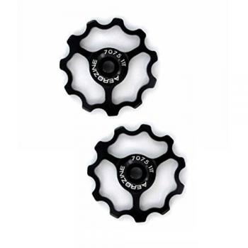 Aerozine pl1.0 par de Ruedas de Marchas de Bicicleta 11 Dientes Unisex, Negro