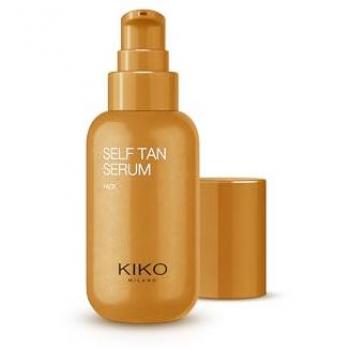 KIKO Milano Self Tan Serum 50ml - Sérum facial autobronceador, iluminador e hidratante con ácido hialurónico