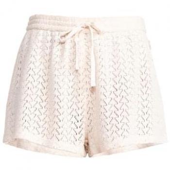 Roxy Pantalones Cortos de Mujer Sunset Riders Beige