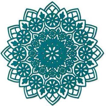 Sizzix 664882 Troquel Thinlits diseño de Mandala de Eileen Hull Cutting Dies, Multicolor, Talla única