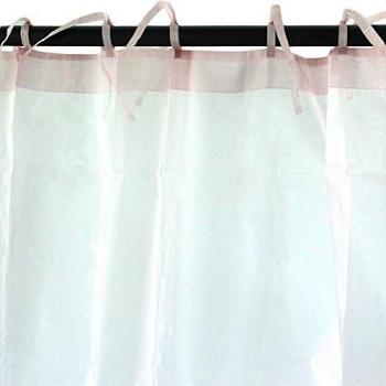 Voile 100% Algodón con Lazos Rosa Claro 110 x 250 cm - Fantasía - Uni