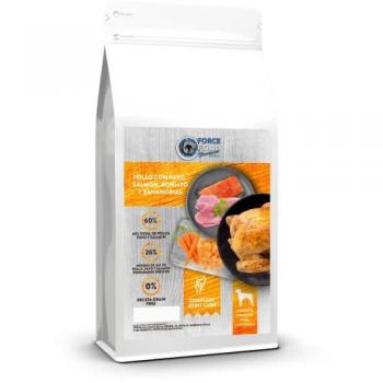 Pienso Gourmet Sin Cereales para Cachorros Forcefood Junior - Pollo, Pavo, Salmón, Boniato y Zanahoria 6 Kg