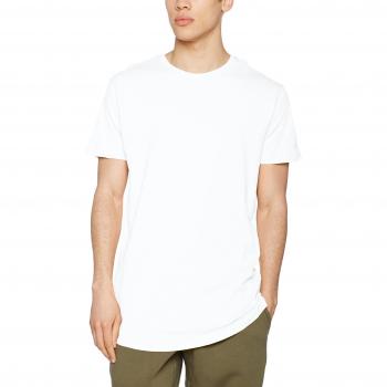 Urban Classics Men's Shaped Long Tee - White - Sizes S to 4XL