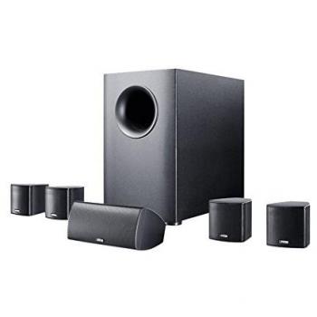 Sistema de Cine en Casa 5.1 Canton Movie 95 - Negro con Subwoofer Amplificado de 120 Vatios