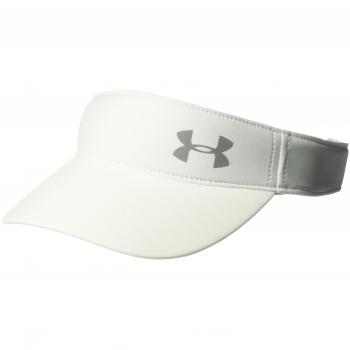 Under Armour UA Fly by Visor Visera, Mujer, Blanco