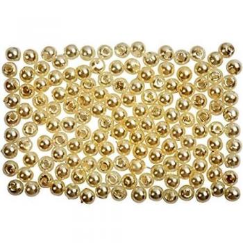 Perlas de cera nacaradas, 3 mm, diámetro interior 0,7 mm, 150 piezas
