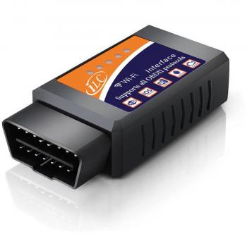 iLC OBD2/EOBD Inalámbrico Coche Código Lector Escanear Herramienta ES OBD2 - Conectado Via WiFi con IOS, Android & Windows - 3000 Código Base de datos - Adecuado por Coche