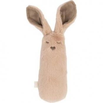 Sonajero Sensorial Canguro BIBS Vanilla para Bebés desde el Nacimiento