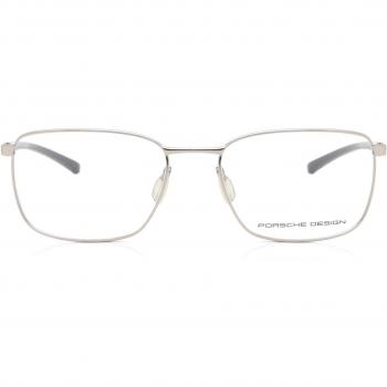 Porsche Design P8368 B000 Armazones y Lentes Recetados para Hombre Plateadas, 56 mm