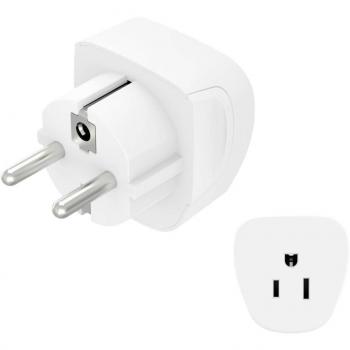 Adaptador de Viaje Hama Tipo A y Tipo B 3-polig para Dispositivos de América y Canadá