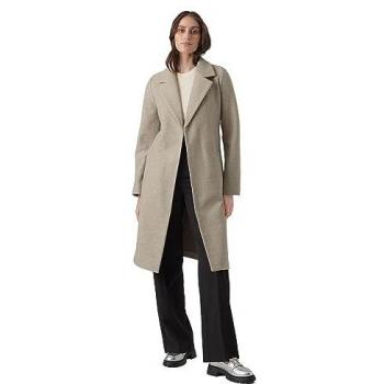 Vero Moda Women's Long Coat VMFORTUNEAYA Beige XL