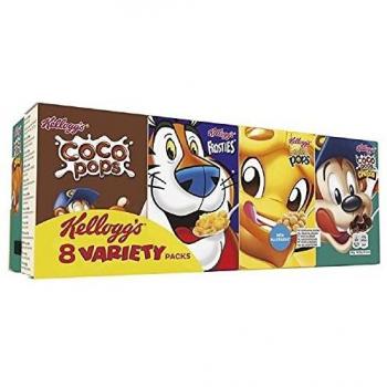 Kellogg's Cereales Variados en Raciones Individuales, 8 paquetes x 25g