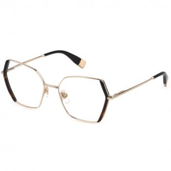 Police VPLG75 Men's Eyeglass Frame, Total Shiny Gun, 55mm Grey