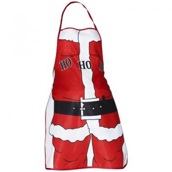 Delantal de Papá Noel Ho Ho Ho para adulto