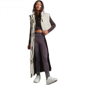 Superdry Women's Long Sleeveless Padded Ripstop Jacket