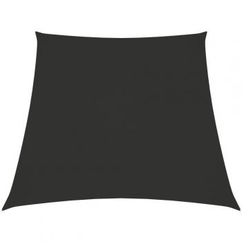 Toldo de vela tela oxford trapecio 3/4x3 m gris antracita