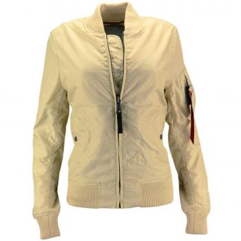 Bomber de mujer Alpha Industries MA-1 TT ligero en color caramelo