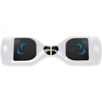 SmartGyro X1s White - Patinete Eléctrico Hoverboard, 6,5 antipinchazos, LEDS, Batería de Litio Potente batería de litio, Velocidad 10-12 Km/h, Self Balancing, Monopatín Eléctrico Auto-Equilibrio, Color Blanco