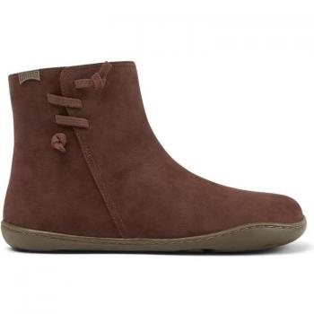 Camper Peu Cami Women's Brown Suede Ankle Boots